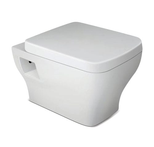 Подвесной унитаз - HINDWARE ITALIAN: ELEMENT - HSIL Limited (Hindware) - из фарфора / безободковый / современный