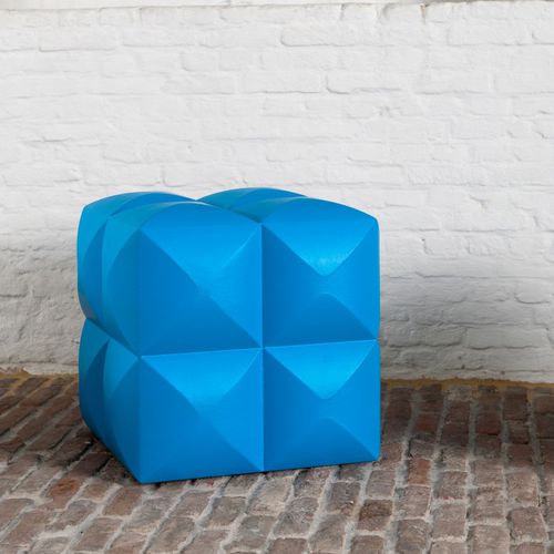 Современный пуф - THE BENCH - SIXINCH Furniture - Design - Foamcoating - из полорона высокой плотности / квадратный / персонализированный