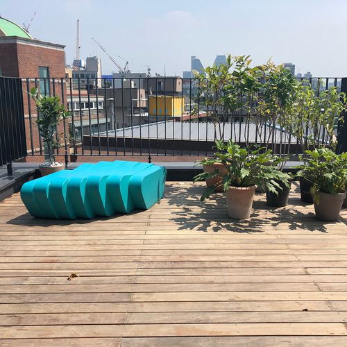 Оттоманка уникальный дизайн - CLIFFY - SIXINCH Furniture - Design - Foamcoating - из полорона высокой плотности / другие формы / для интерьера