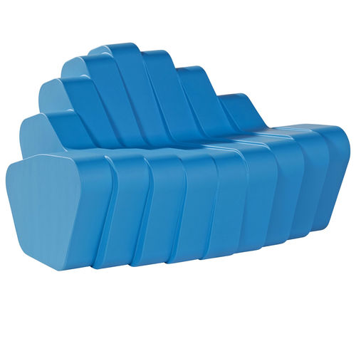 Круглый диван - CLIFFY - SIXINCH Furniture - Design - Foamcoating - уникальный дизайн / из полорона высокой плотности / без подлокотников