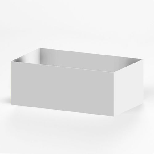 Кадка для садовых растений из алюминия - SIXINCH Furniture - Design - Foamcoating - прямоугольная / современная / для профессионального использования