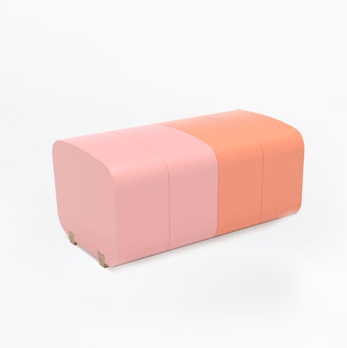 Современная скамейка - Connection - SIXINCH Furniture - Design - Foamcoating - из полорона высокой плотности / без спинки / без подлокотников