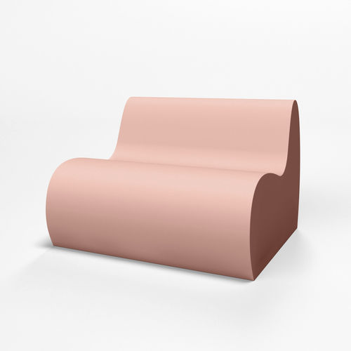 Современный диван - S1 - SIXINCH Furniture - Design - Foamcoating - для наружного применения / из полорона высокой плотности / без подлокотников