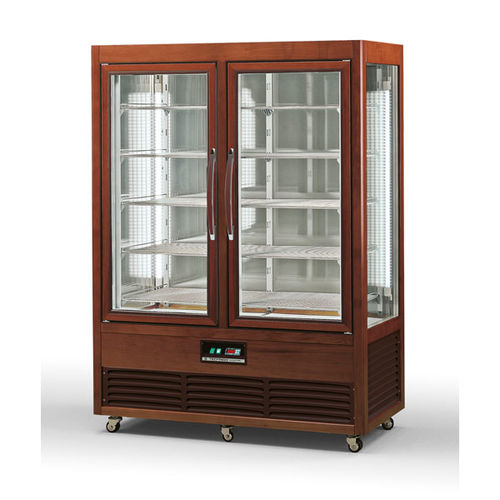 Вертикальная холодильная витрина - SALOON 1010 G - TECFRIGO SPA  - для торговли / с освещением / на роликах