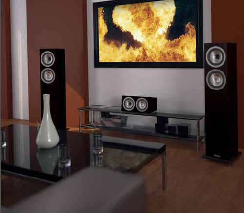 Колонки стойка - REVOLUTION DC6 T - TANNOY - для домашнего использования / для интерьера / прямоугольная