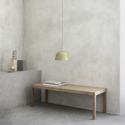 Классический журнальный столик - WORKSHOP - Muuto - из дерева / с основанием из древесины / прямоугольный