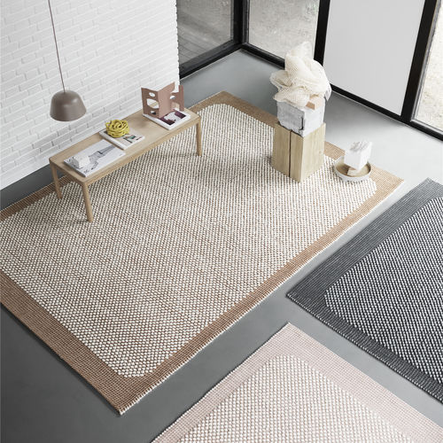 Современный ковер - PEBBLE - Muuto - с рисунком / из джута / из полотна