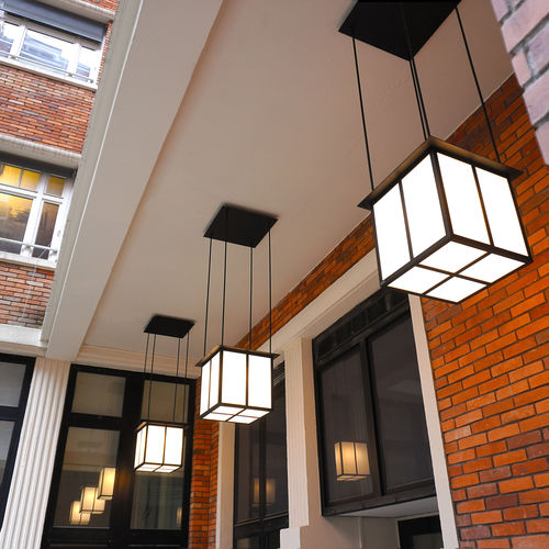 Светильник ар-деко - SOFFITE 330 - raphael armand luminaires - подвесной / LED / квадратный