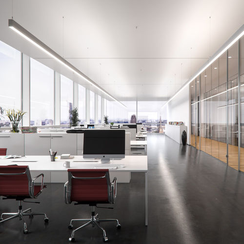 Подвесной светильник - IDOO.LINE  MODULAR SYSTEM - Herbert Waldmann GmbH & Co. KG - LED / линейный / IP40