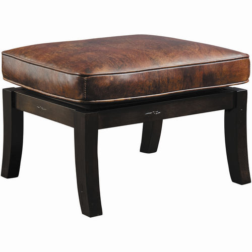 Классическая подставка для ног - PLANO 96-9753-OT - STICKLEY - из кожи / из дерева