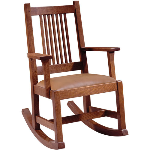 Современный cтул - STICKLEY STARTER : AN-1330-R-032 - STICKLEY - для интерьера / из дуба / из кожи