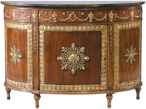 Стилизованный буфет - JOHN WIDDICOMB : ROBERT ADAM JW-7341 - STICKLEY - из дерева / из мрамора