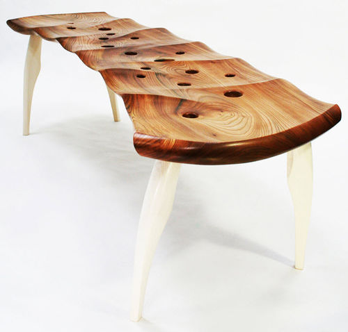 Скамейка органический дизайн - RAZORFISH II - Chaircreative - из дерева