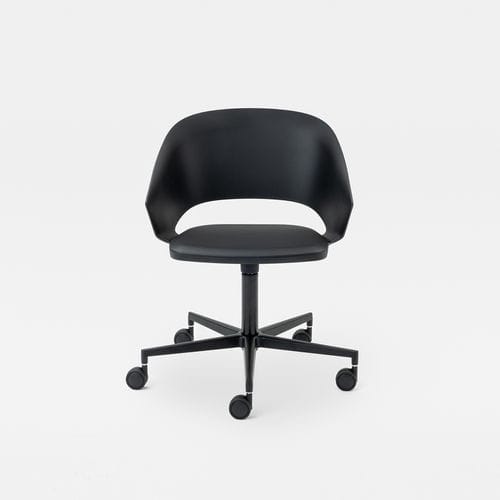 Современный стул для офиса - ICON SWIVEL - Mara - для интерьера / из огнестойкой ткани / из искусственной кожи