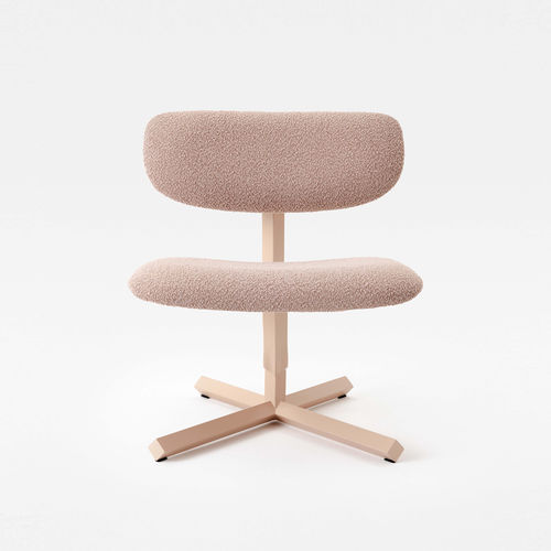 Современное кресло для отдыха - TYPO LOUNGE CHAIR - Mara - из ткани / из металла / с опорой для ступней