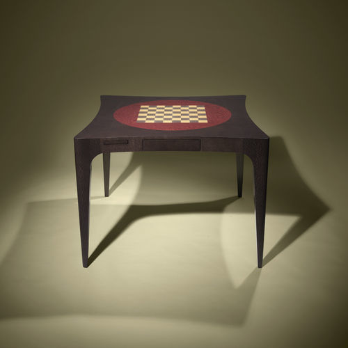 Классический стол для игры в бридж - DAMA - Luisa Peixoto Design - для бытового использования / из дерева / из металла
