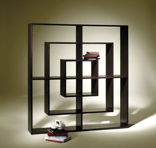Книжный шкаф ширма - SQUARE - Luisa Peixoto Design - современный / для профессионального использования / из лакированной МДФ