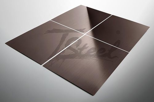 Декоративное листовое железо - TSTEEL BRONZO - Steel Color - из нержавеющей стали / для облицовки