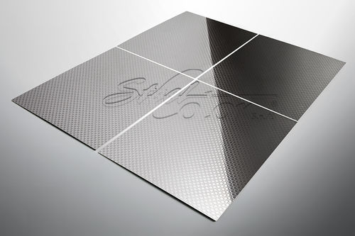 Декоративное листовое железо - QUADRO - Steel Color - нержавеющая сталь 304 / из нержавеющей стали 316 / текстурированное