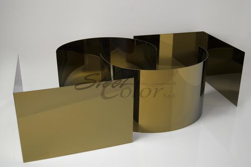 Декоративное листовое железо - ORO  - Steel Color - из нержавеющей стали / цветное / полированное