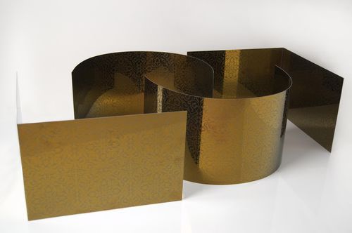 Декоративное листовое железо - SC 311 GOLD - Steel Color - из нержавеющей стали / для внутренней компоновки