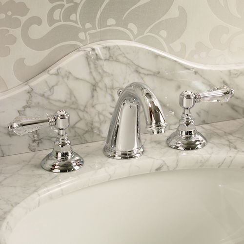 Двухрычажный смеситель для раковины - 950.2108 - Aqua Prestige - настольный / из латуни / для ванной комнаты
