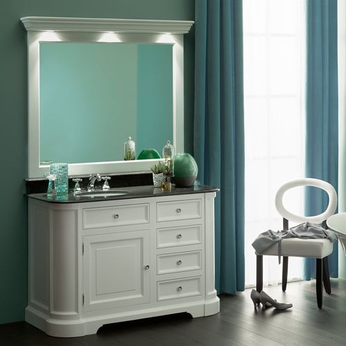 Напольная тумба под умывальник - ELYSÉE 127 - Aqua Prestige - из дерева / из мрамора / из кварца