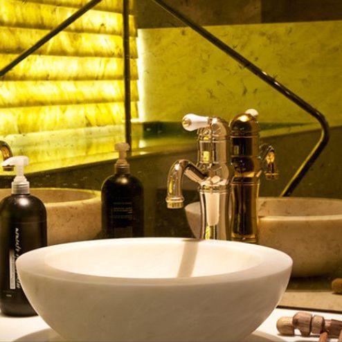 Однорычажный смеситель для умывальника - 950.3472 - Aqua Prestige - для умывальника / настольный / из латуни