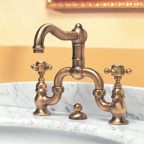 Двухрычажный смеситель для раковины - 950.1419 - Aqua Prestige - настольный / из латуни / для ванной комнаты