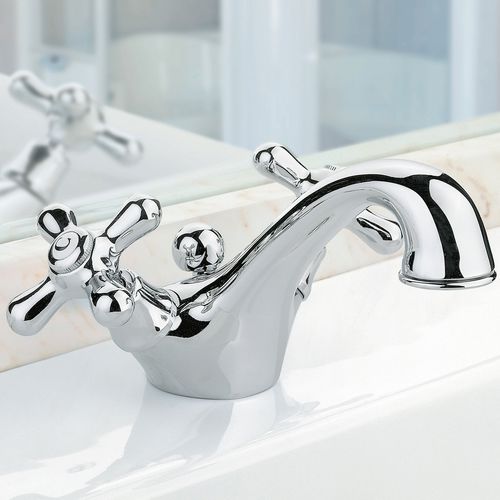 Двухрычажный смеситель для раковины - 950.2532.01 - Aqua Prestige - настольный / из латуни / для ванной комнаты