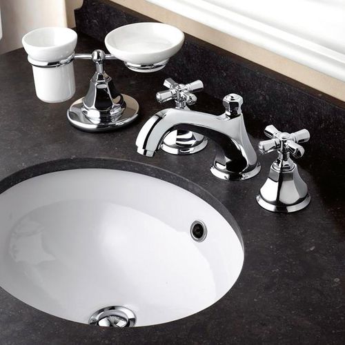 Двухрычажный смеситель для раковины - 950.1908 - Aqua Prestige - настольный / из латуни / для ванной комнаты