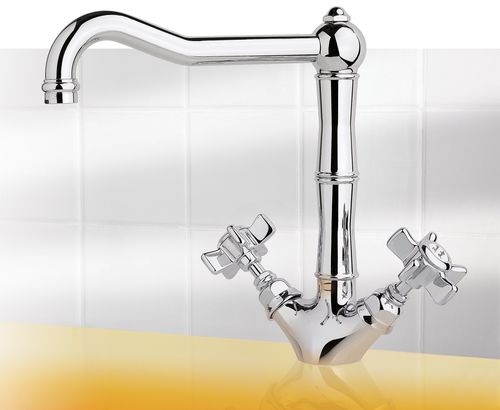 Настольный двухрычажный смеситель - 950.1469 - Aqua Prestige - из латуни / для кухни / 1 отверстие