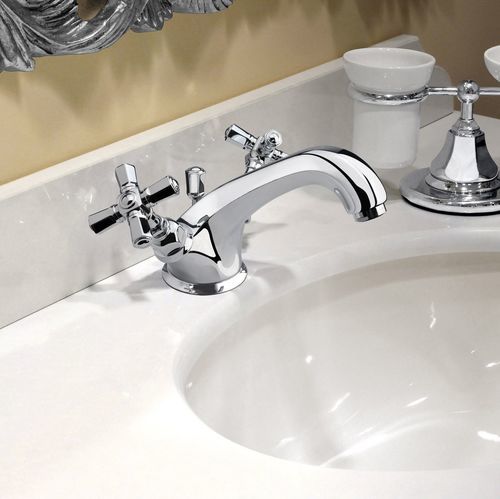 Двухрычажный смеситель для раковины - 950.1932 - Aqua Prestige - настольный / латуни / для ванной комнаты