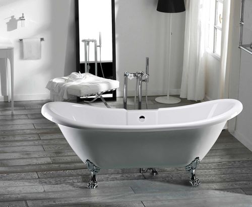 Овальная ванна - CARRINGTON - Aqua Prestige - островная / для жилых зданий / из акрила