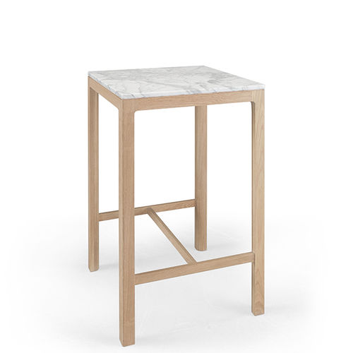 Современный высокий стол для еды стоя - NUDA - Wewood - Portuguese Joinery - из дуба / из цельной древесины / из орехового дерева