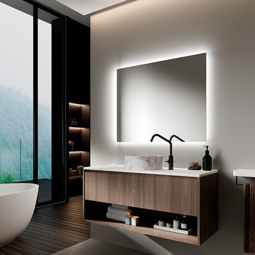 Подвесная тумба под умывальник - 04 - Mi baño - из керамики / из камня / современная