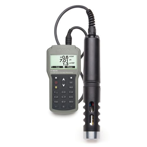 Анализатор воды мультипараметры - HI98195 - Hanna Instruments - pH / проводимость / ОВП