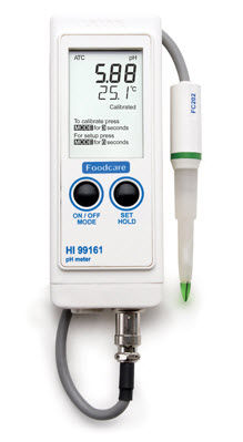 Малогабаритный измеритель pH - HI99161 - Hanna Instruments
