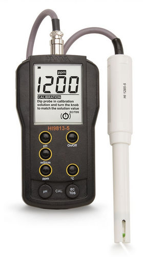 Анализатор воды мультипараметры - HI9813-5 - Hanna Instruments - pH / проводимость
