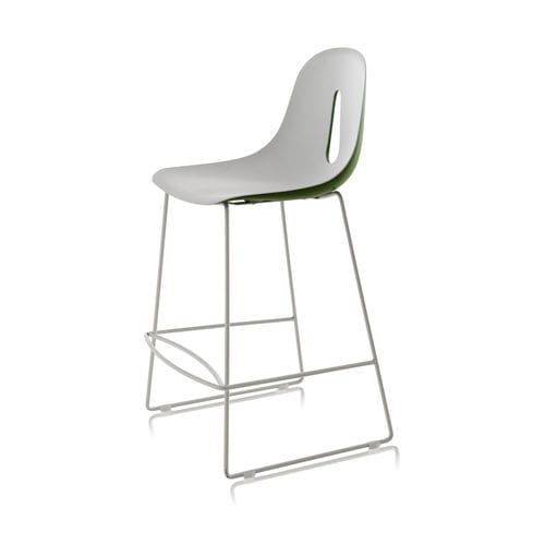 Современный барный стул - GOTHAM SL SG - CHAIRS & MORE - для интерьера / из хромированной стали / из полиуретана