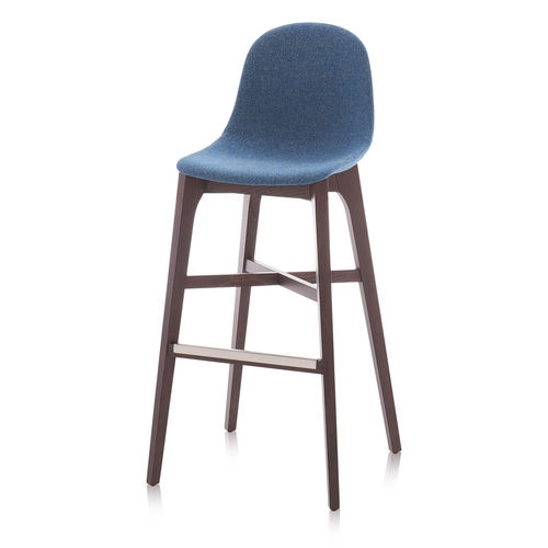 Современный барный табурет - GOTHAM WS SG - CHAIRS & MORE - из полиуретана / с основанием из древесины / для профессионального использования