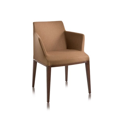 Современное кресло - BLOOM SP - CHAIRS & MORE - из ткани / из дуба / мост