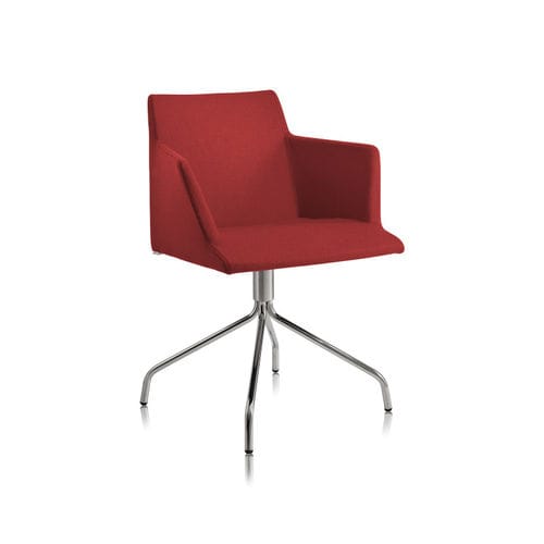 Современное кресло - BLOOM 1-P - CHAIRS & MORE - из ткани / из стали / для профессионального использования