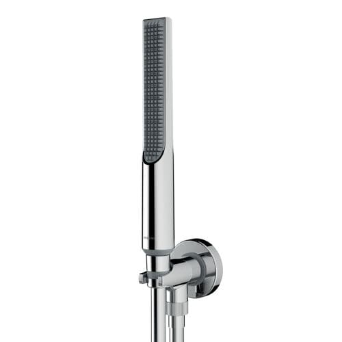 Ручной душ на гибком шланге - CE3004C - BOSSINI - прямоугольный / из хромированного металла / современный