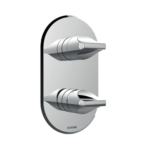 Однорычажный смеситель для раковины - Z00501+Z00130 - BOSSINI - настенный / из хромированного металла / для ванной комнаты