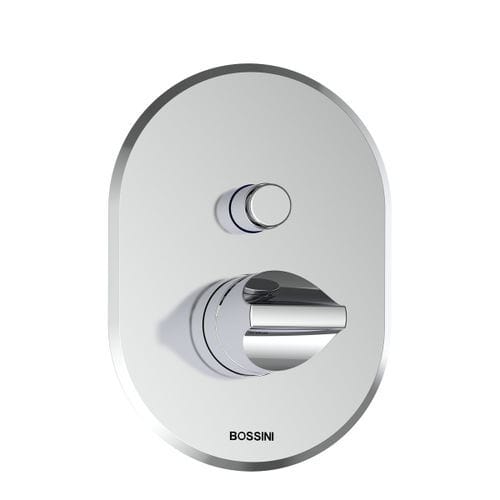 Однорычажный смеситель для раковины - Z00507 + Z00005 - BOSSINI - настенный / из хромированного металла / для ванной комнаты
