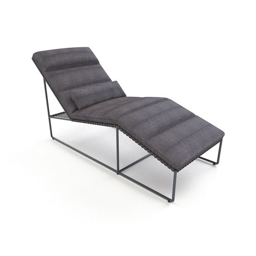 Современный садовый шезлонг - MIAMI - Serenite Luxury Monaco - из Sunbrella® / из нержавеющей стали