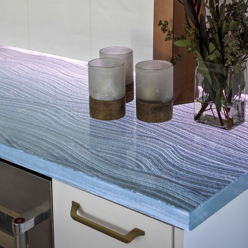 Рабочая поверхность из стекла - ThinkGlass - из Dekton® / из Corian® / из Fenix NTM®