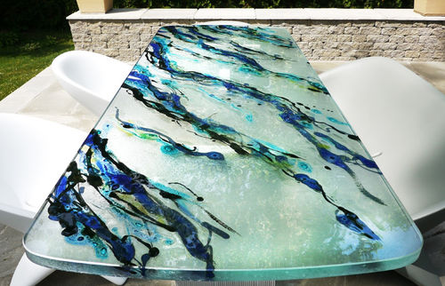 Декоративная панель для внешнего благоустройства - OUTDOOR ART - ThinkGlass - из стекла