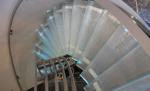 Ступень из стекла - PRIVATE RESIDENCE - ThinkGlass